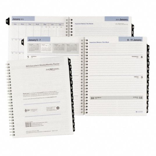 ATAGLANCE Planner Refill 67/8 x 83/4 in Sheet Size 52DP82G545