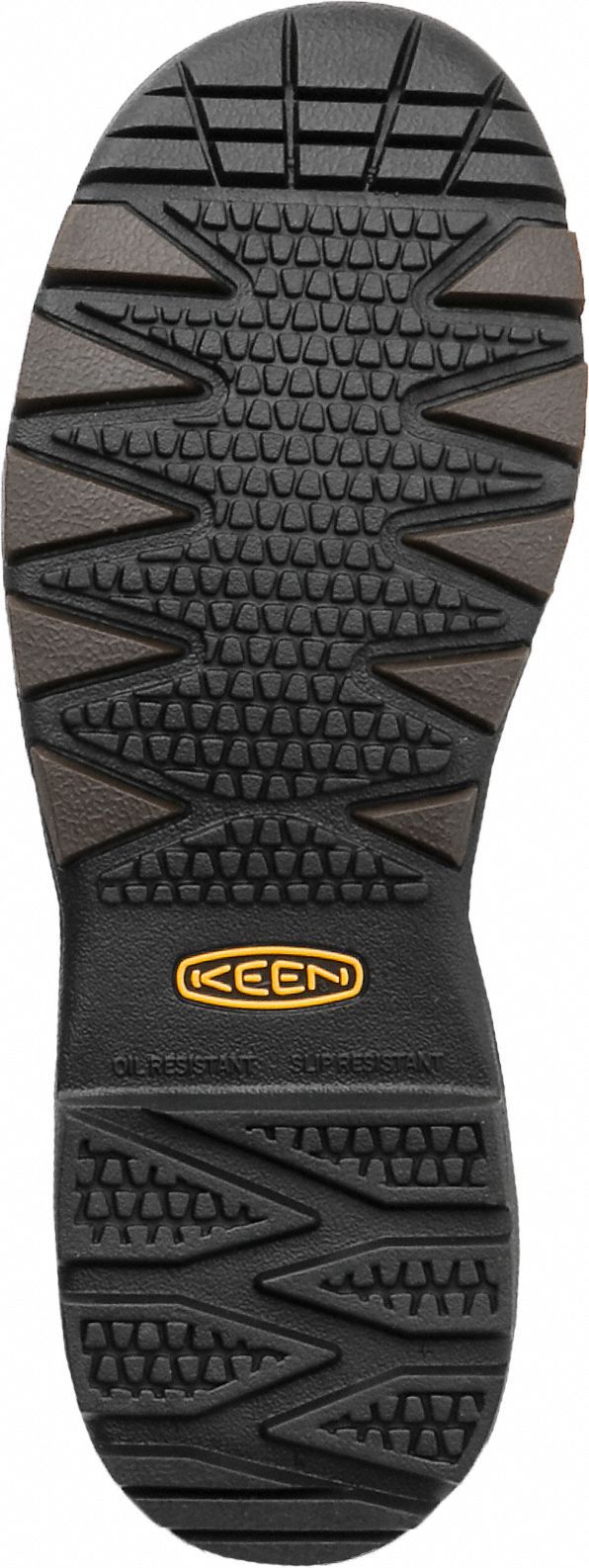 6-Inch Work Boot: Men's, Size 10 1/2, D, Brown, Steel Toe Cap, Removable Insole