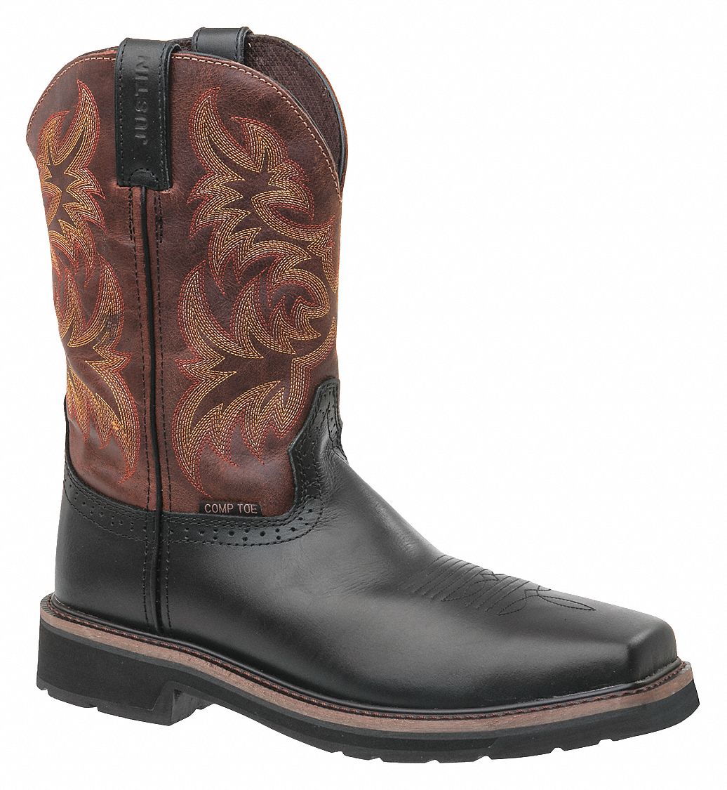 Cowboy work 2024 boots black