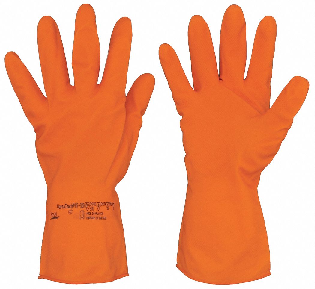Chemical-Resistant Gloves: 87-320, ALPHATEC AlphaTec, 7 1/2 Glove Size, Gen Purpose, Diamond, 1 PR