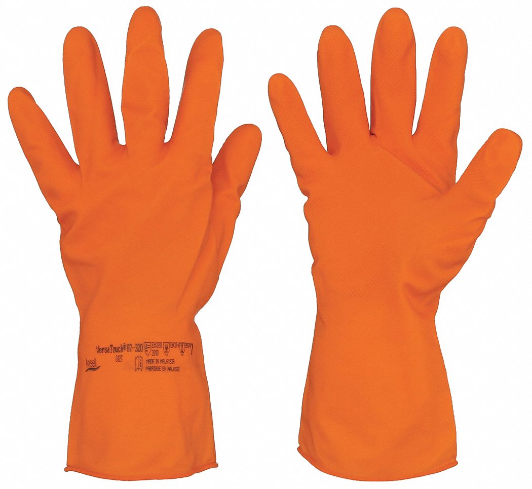 17 mil Glove Thick, 12 in Long, Chemical Resistant Gloves - 52EP33|87 ...