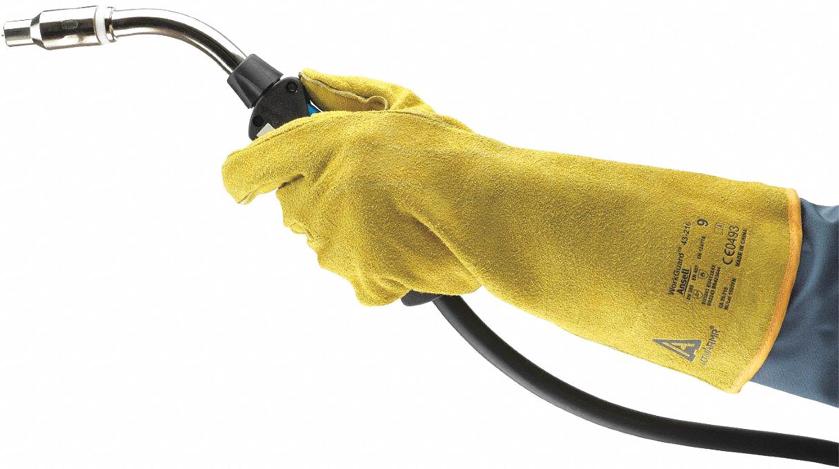 Welding Gloves, MIG, 13-1/2", XL, PR