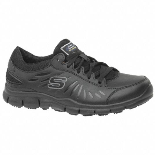 SKECHERS W 5 Athletic Shoe 52ET11 76551EW BLK 5 Grainger