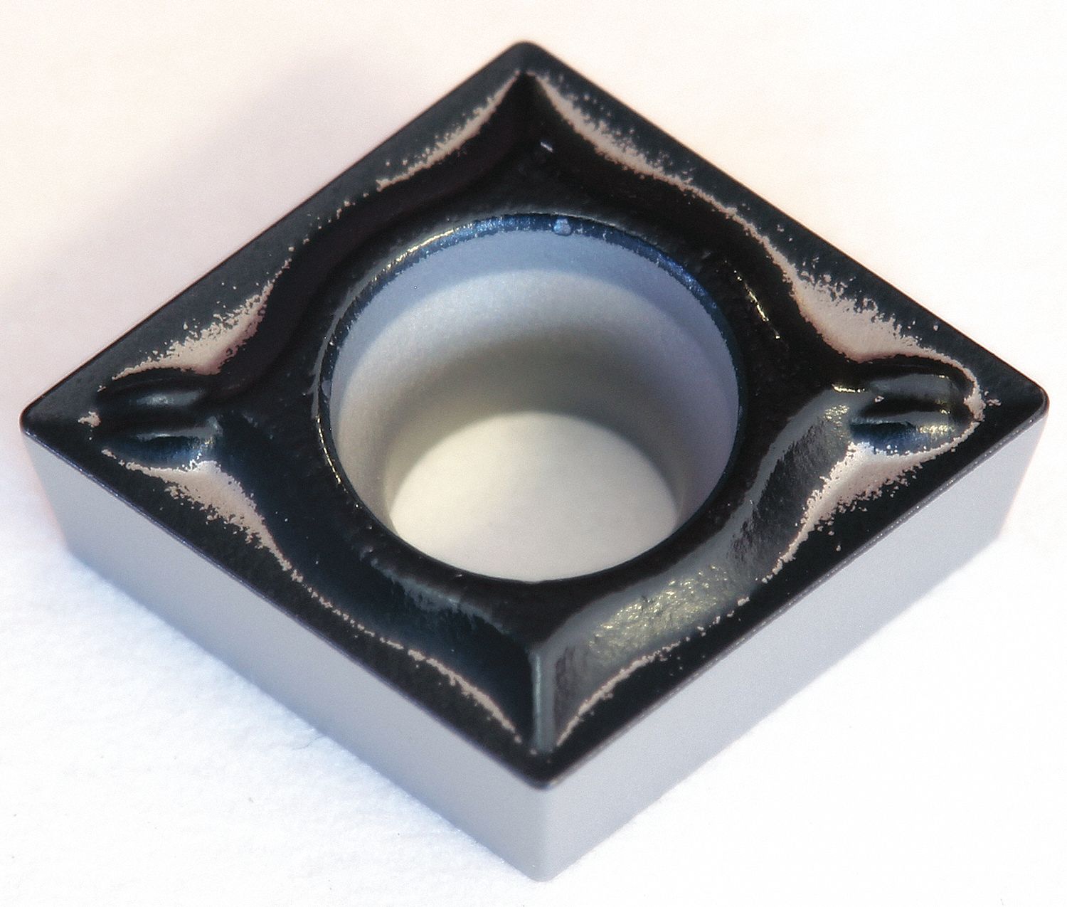 Diamond Turning Insert: CCMT Insert, Neutral, 3/32 in Thick, 0.0079 in Corner Radius