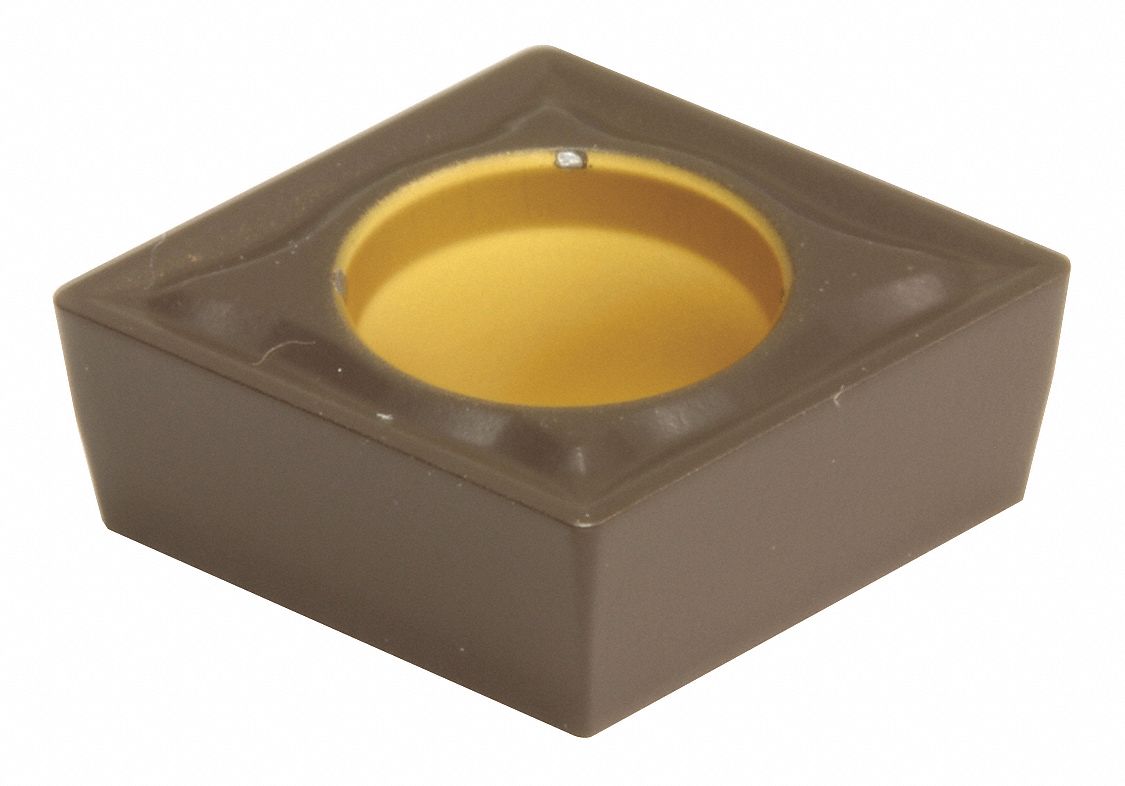 Diamond Turning Insert: CCMT Insert, Neutral, 5/32 in Thick, 1/32 in Corner Radius, AC405K