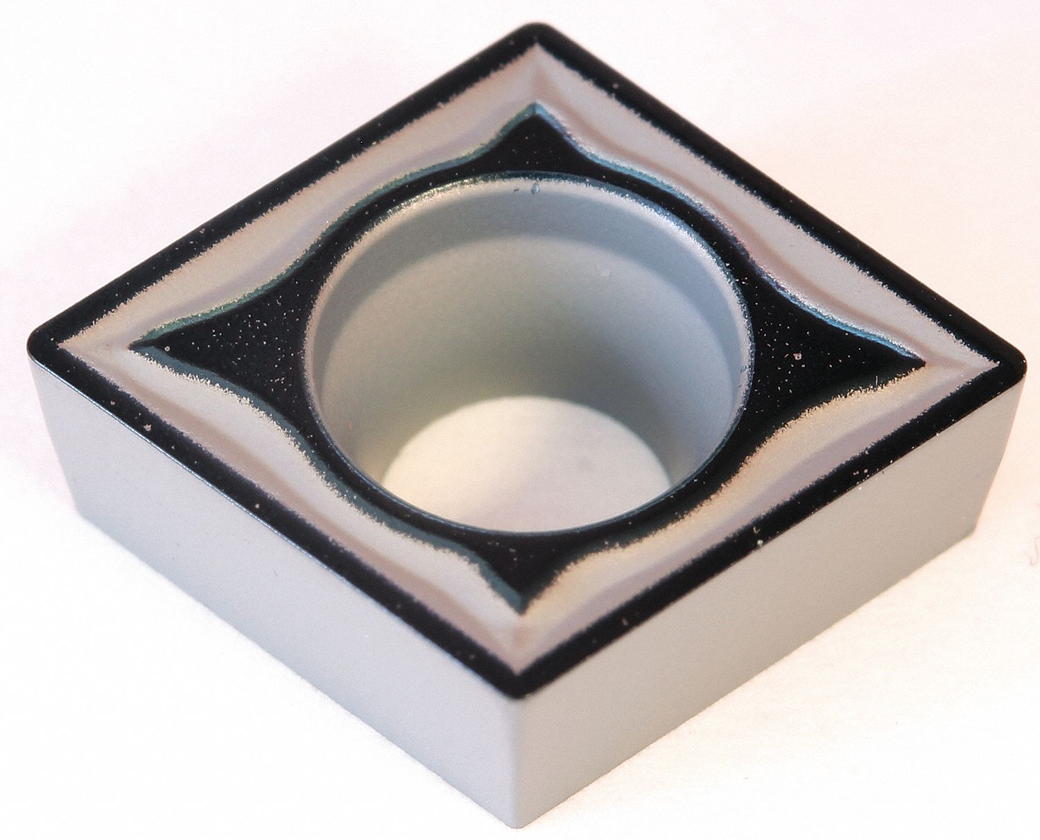 Diamond Turning Insert: CCMT Insert, Neutral, 5/32 in Thick, 1/64 in Corner Radius, AC8025P