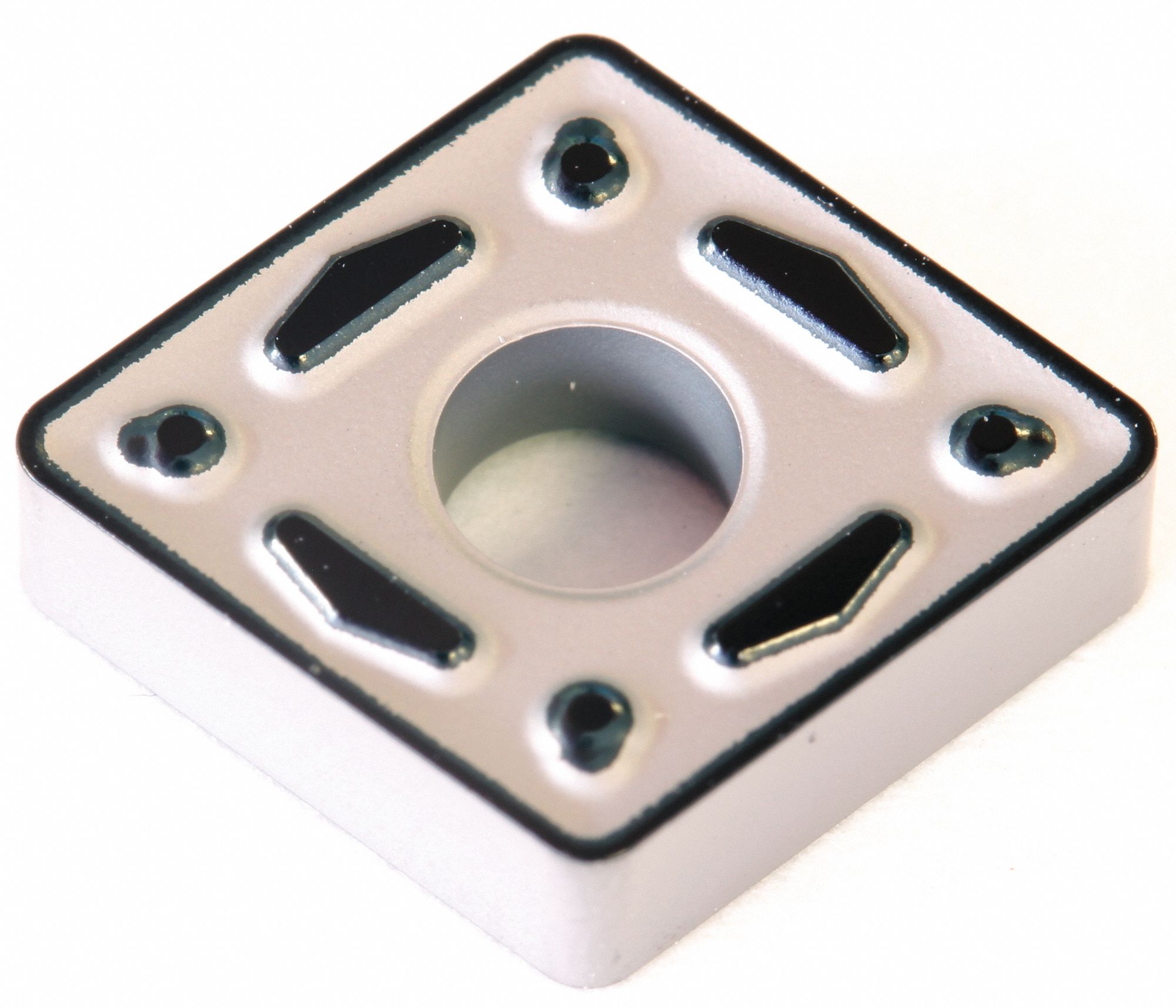 Diamond Turning Insert: CNMG Insert, Neutral, 1/4 in Thick, 1/16 in Corner Radius, AC8025P