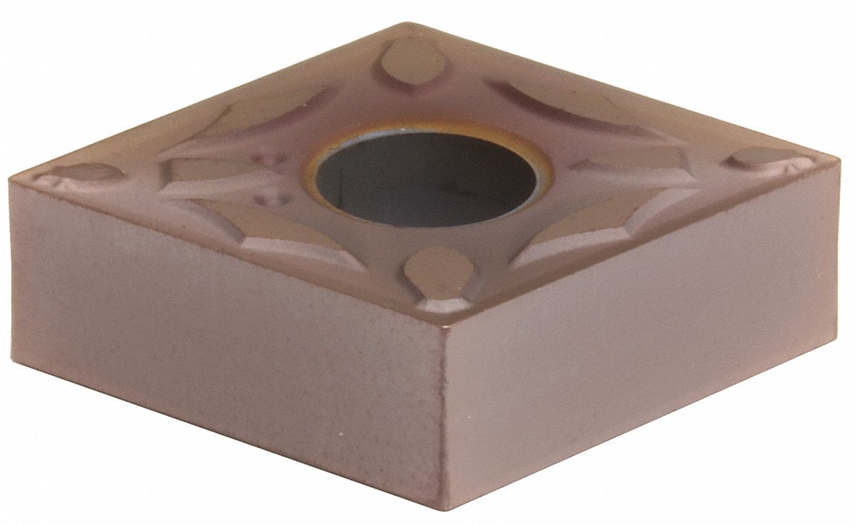 Diamond Turning Insert: CNMG Insert, Neutral, 3/16 in Thick, 0.0079 in Corner Radius