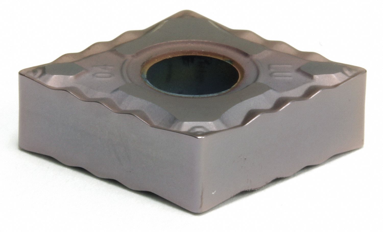 Diamond Turning Insert: CNMG Insert, Neutral, 3/16 in Thick, 1/32 in Corner Radius, T1500Z