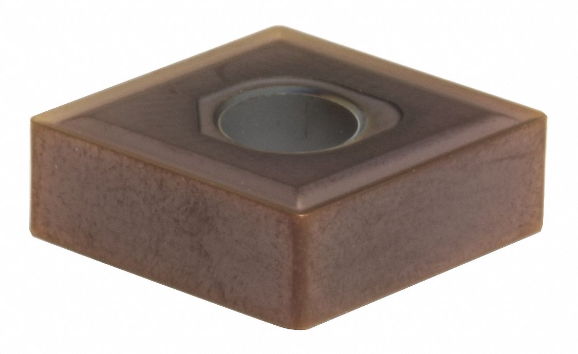 Diamond Turning Insert: CNMG Insert, Neutral, 3/16 in Thick, 1/32 in Corner Radius, AC510U