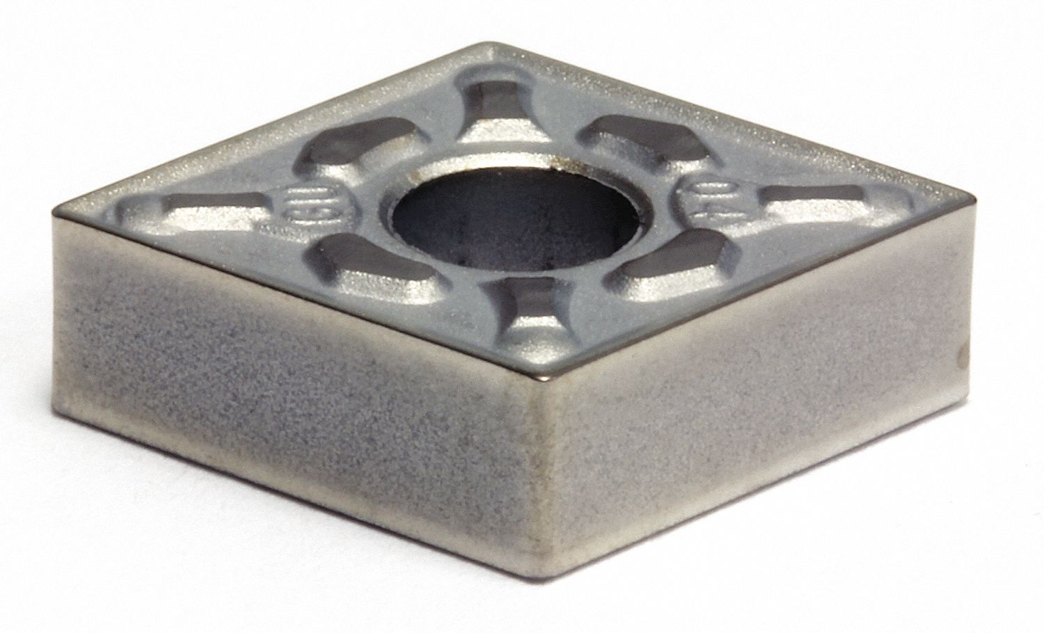 Diamond Turning Insert: CNMG Insert, Neutral, 3/16 in Thick, 1/32 in Corner Radius, T1500A