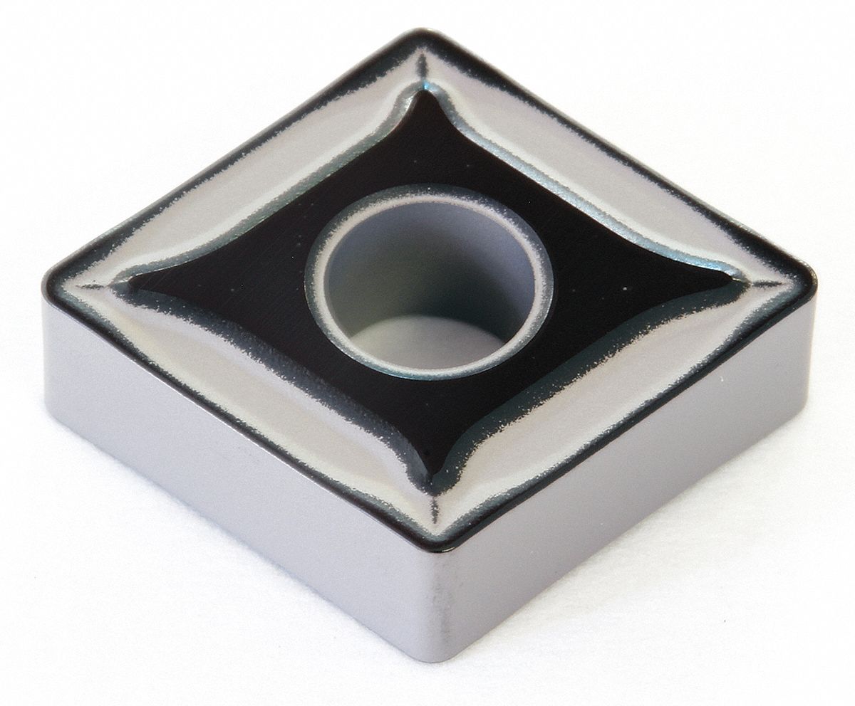Diamond Turning Insert: CNMG Insert, Neutral, 1/4 in Thick, 1/16 in Corner Radius, AC8025P