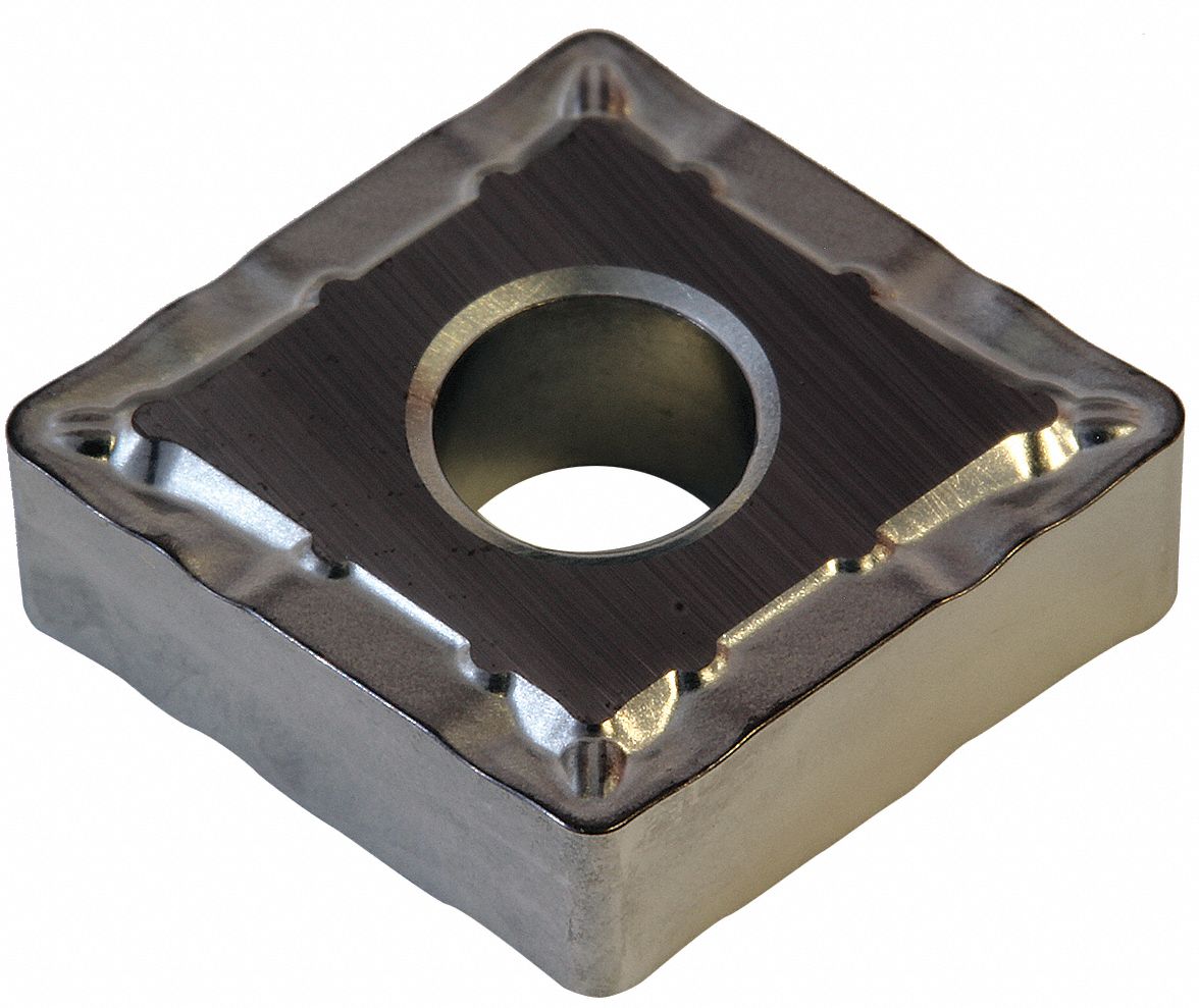 Diamond Turning Insert: CNMG Insert, Neutral, 3/16 in Thick, 1/32 in Corner Radius, T1500A