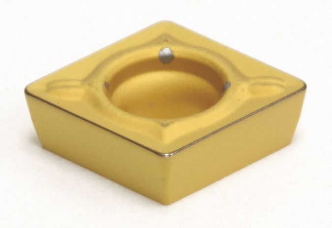 Diamond Turning Insert: CPMT Insert, Neutral, 3/32 in Thick, 1/64 in Corner Radius, AC6040M