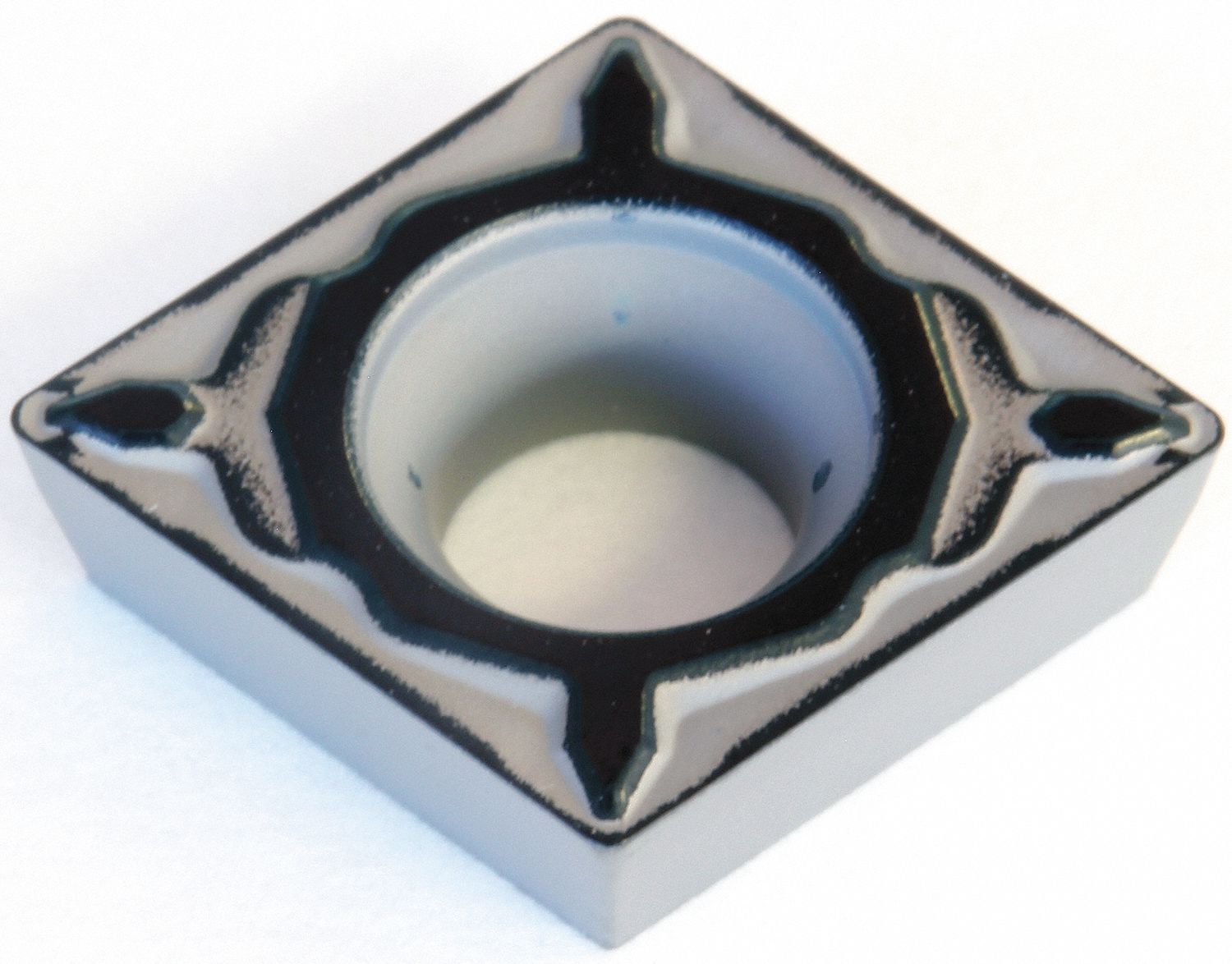Diamond Turning Insert: CPMT Insert, Neutral, 1/8 in Thick, 1/64 in Corner Radius, AC8025P