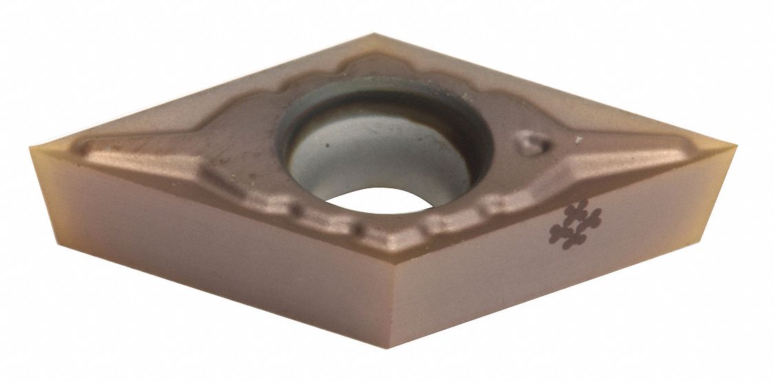 Diamond Turning Insert: DCGT Insert, Neutral, 3/32 in Thick, 0.0039 in Corner Radius