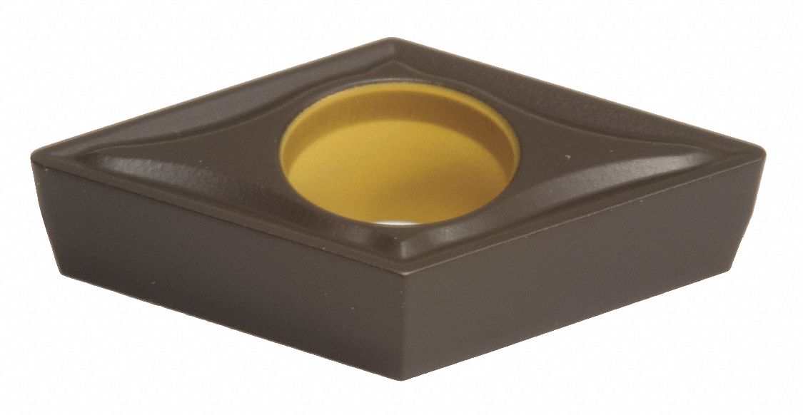 Diamond Turning Insert: DCMT Insert, Neutral, 5/32 in Thick, 1/32 in Corner Radius, AC415K