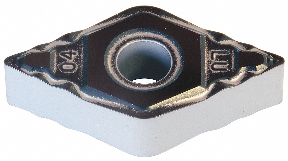 Diamond Turning Insert: DNMG Insert, Neutral, 3/16 in Thick, 1/32 in Corner Radius, AC8025P