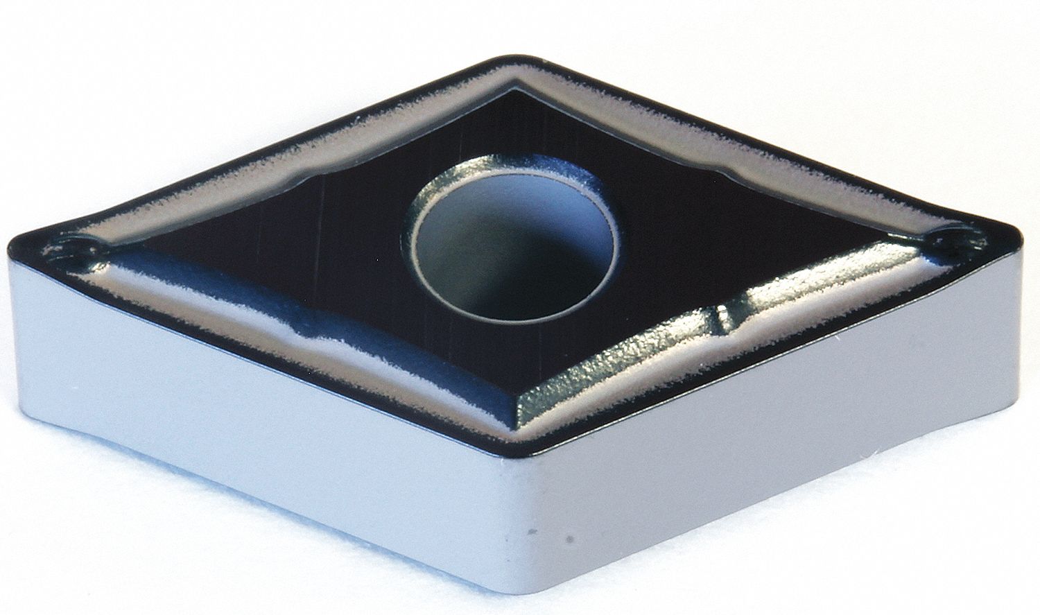 Diamond Turning Insert: DNMG Insert, Neutral, 3/16 in Thick, 1/32 in Corner Radius, AC6030M