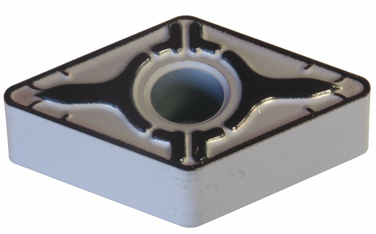 Diamond Turning Insert: DNMG Insert, Neutral, 3/16 in Thick, 1/32 in Corner Radius, AC8025P