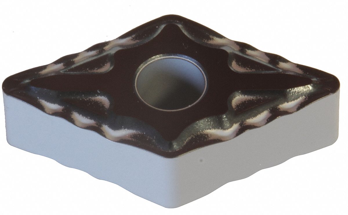 Diamond Turning Insert: DNMG Insert, Neutral, 3/16 in Thick, 1/32 in Corner Radius, AC8025P