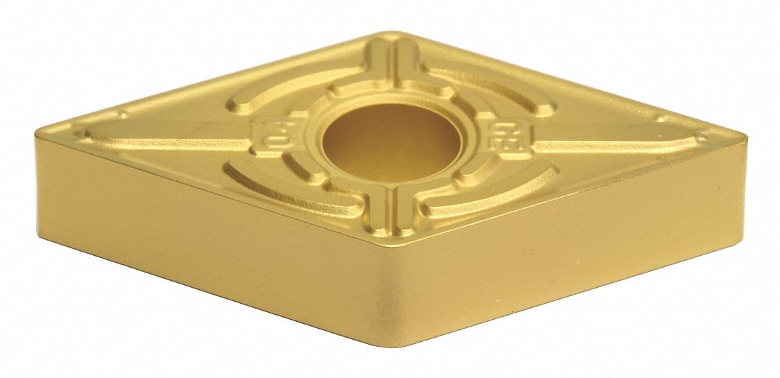 Diamond Turning Insert: DNMG Insert, Neutral, 3/16 in Thick, 3/64 in Corner Radius, AC810P