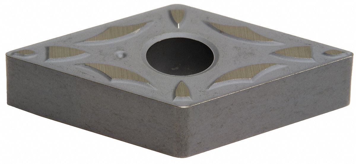 Diamond Turning Insert: DNMG Insert, Neutral, 3/16 in Thick, 1/32 in Corner Radius, T1500A