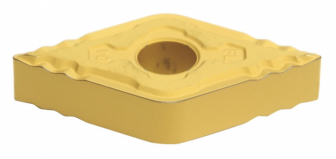 Diamond Turning Insert: DNMG Insert, Neutral, 3/16 in Thick, 1/32 in Corner Radius, AC810P
