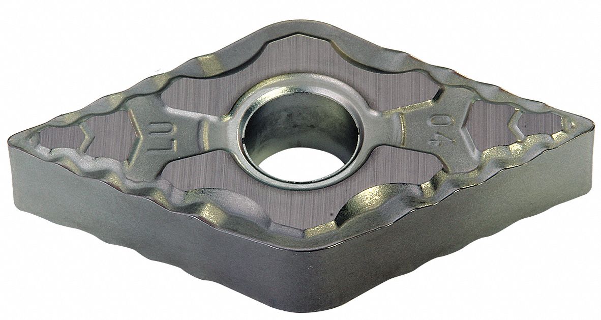 Diamond Turning Insert: DNMG Insert, Neutral, 3/16 in Thick, 1/32 in Corner Radius, T1500A