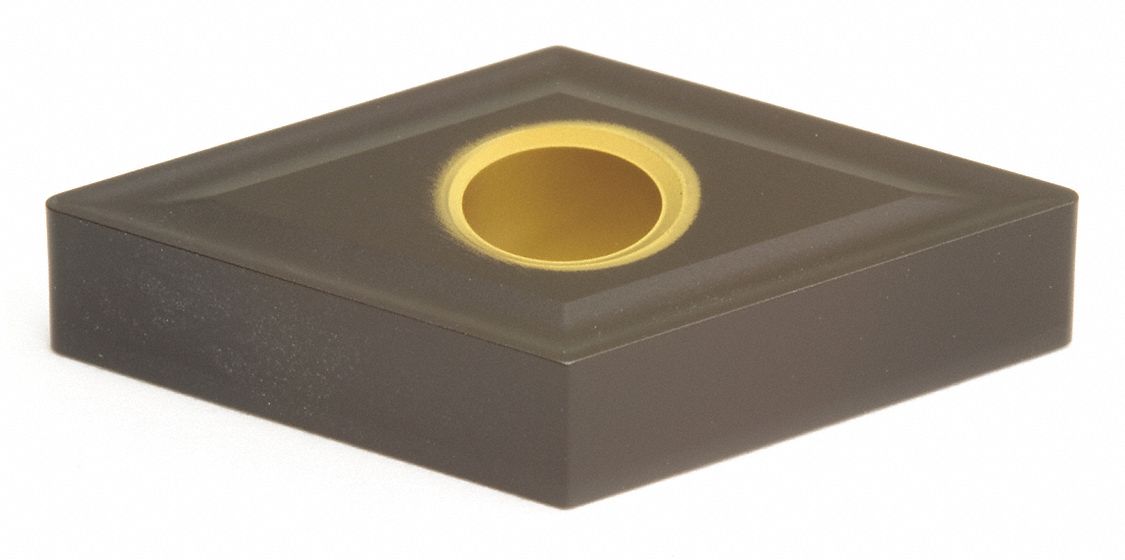 Diamond Turning Insert: DNMG Insert, Neutral, 1/4 in Thick, 3/64 in Corner Radius, AC420K
