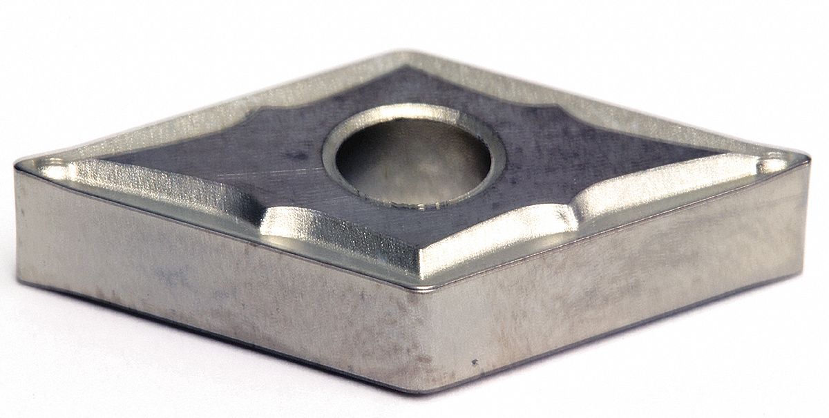 Diamond Turning Insert: DNMG Insert, Neutral, 3/16 in Thick, 1/32 in Corner Radius, T1500A