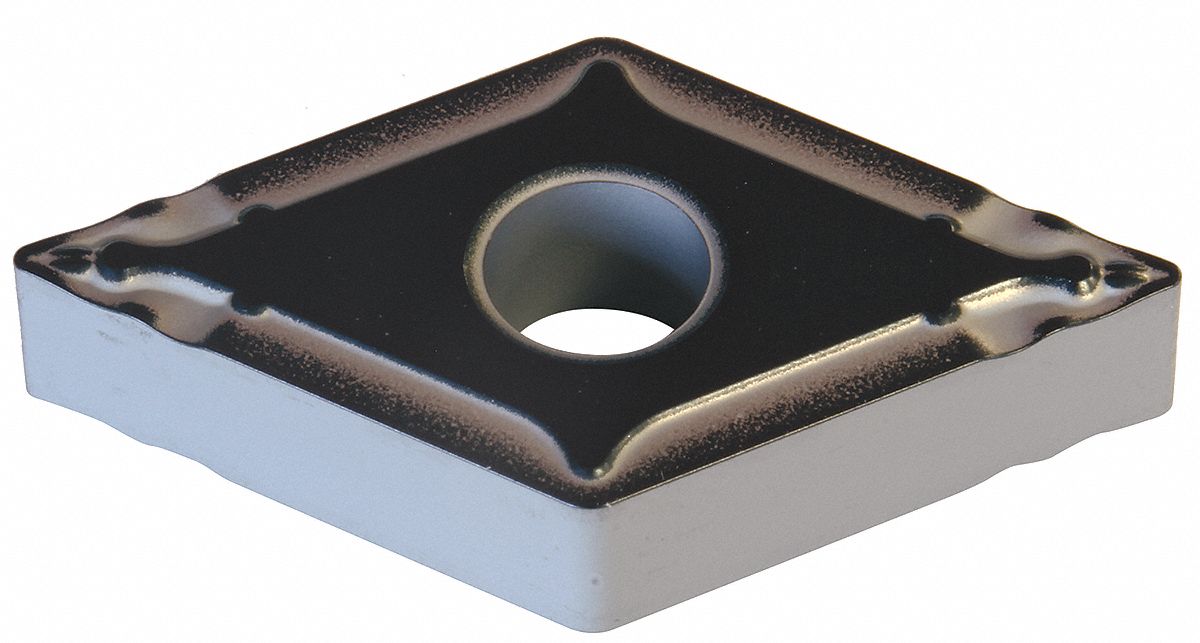 Diamond Turning Insert: DNMG Insert, Neutral, 3/16 in Thick, 1/32 in Corner Radius, AC8025P