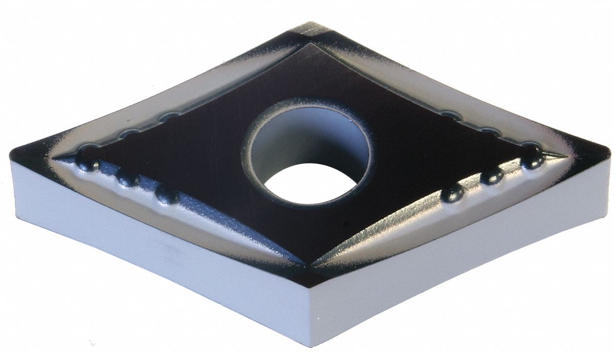 Diamond Turning Insert: DNMG Insert, Neutral, 3/16 in Thick, 1/32 in Corner Radius, AC8025P