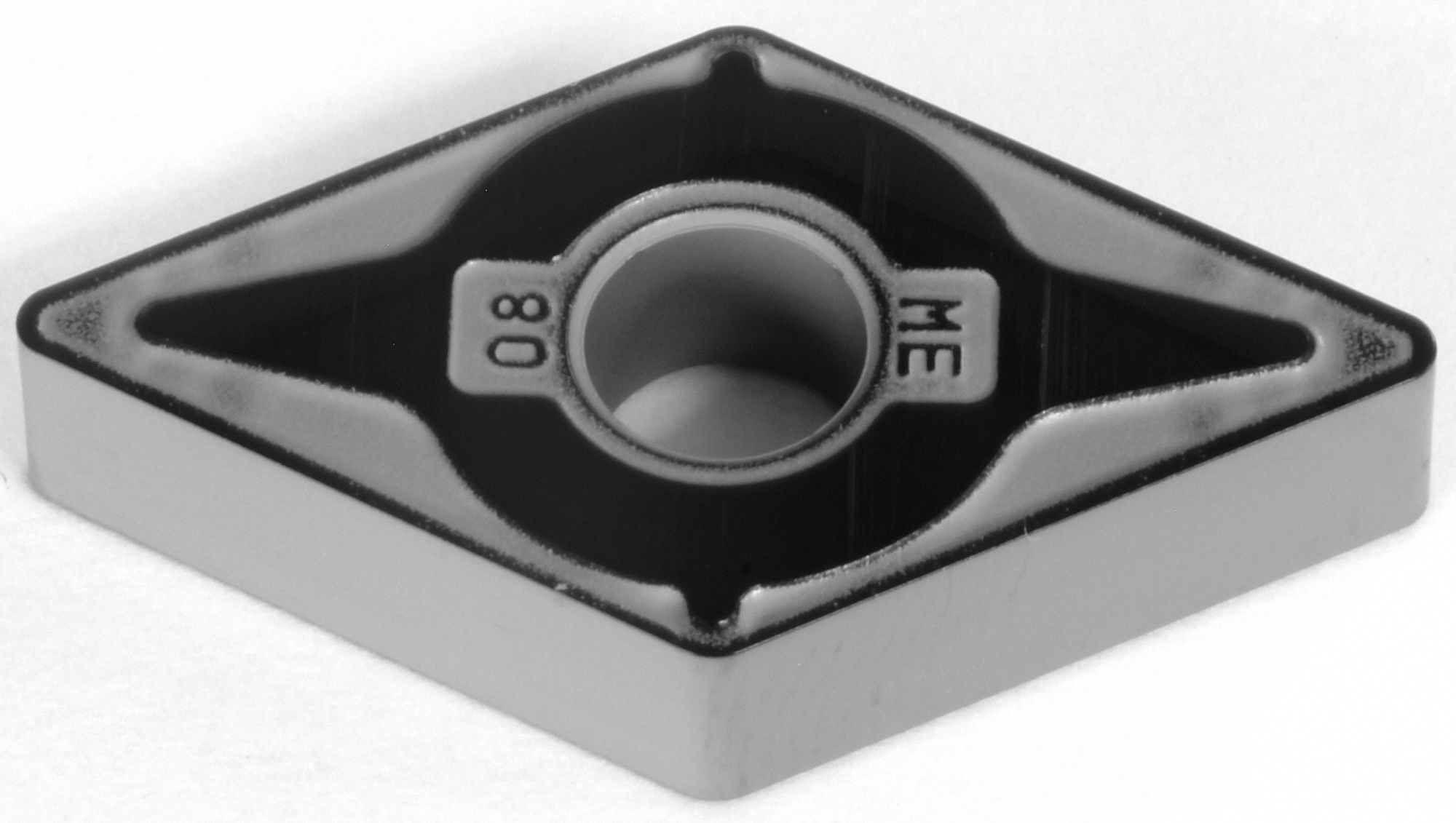 Diamond Turning Insert: DNMG Insert, Neutral, 3/16 in Thick, 1/32 in Corner Radius, AC8025P