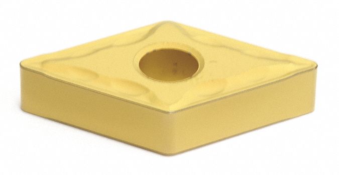 Diamond Turning Insert: DNMG Insert, Neutral, 3/16 in Thick, 1/32 in Corner Radius, AC6040M