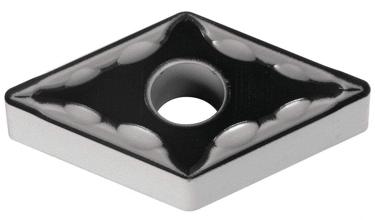 Diamond Turning Insert: DNMG Insert, Neutral, 3/16 in Thick, 1/32 in Corner Radius, AC8025P
