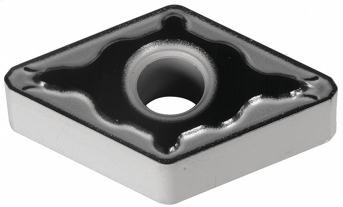 Diamond Turning Insert: DNMX Insert, Neutral, 3/16 in Thick, 1/32 in Corner Radius, AC8025P