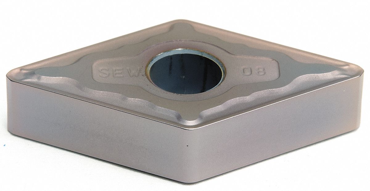 Diamond Turning Insert: DNMX Insert, Neutral, 3/16 in Thick, 1/32 in Corner Radius, T1500Z
