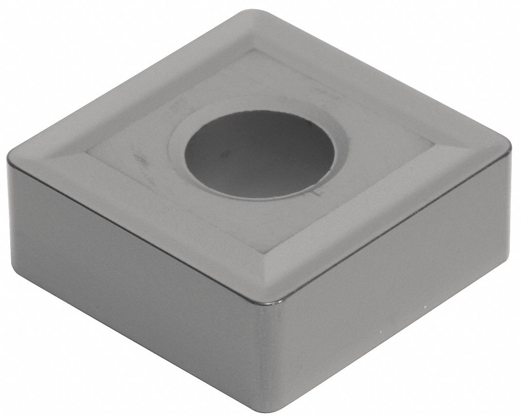 Square Turning Insert: 1/2 in Inscribed Circle, Neutral, 1/32 in Corner Radius, SNMG Insert