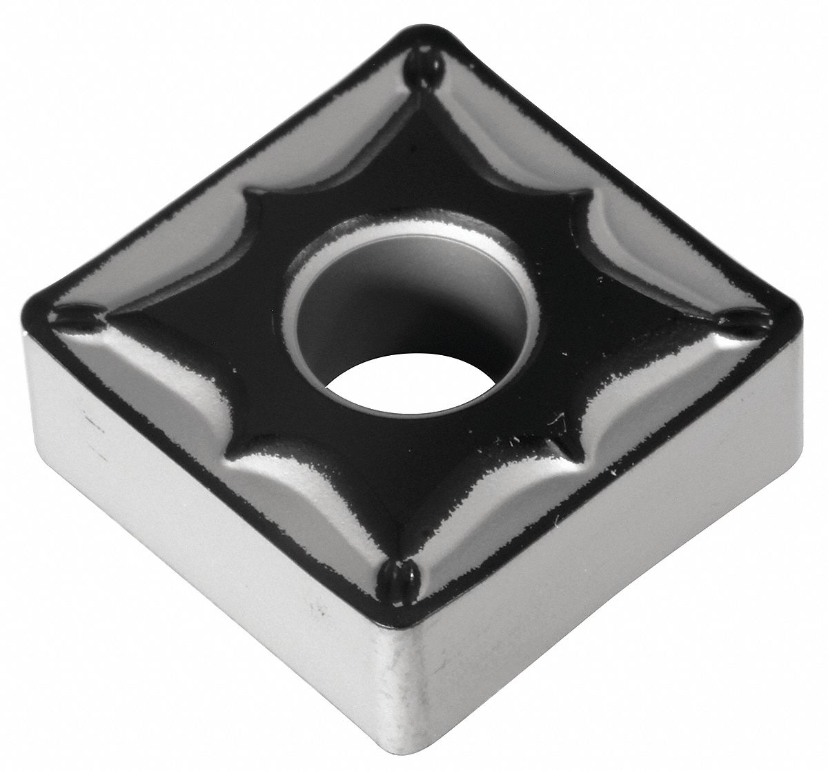 Square Turning Insert: 1/2 in Inscribed Circle, Neutral, 1/32 in Corner Radius, Absotech