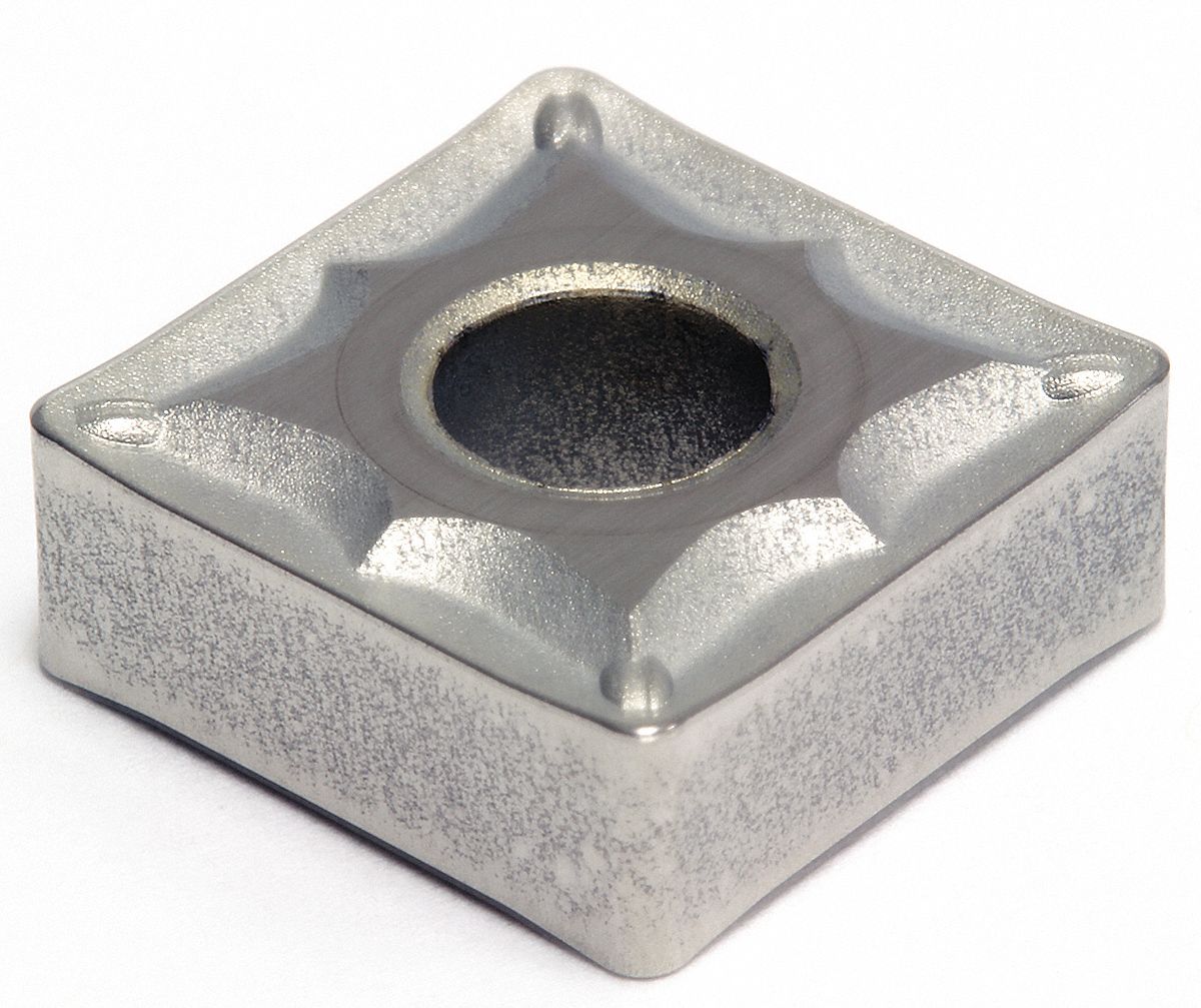 Square Turning Insert: 1/2 in Inscribed Circle, Neutral, 1/32 in Corner Radius, SNMG Insert
