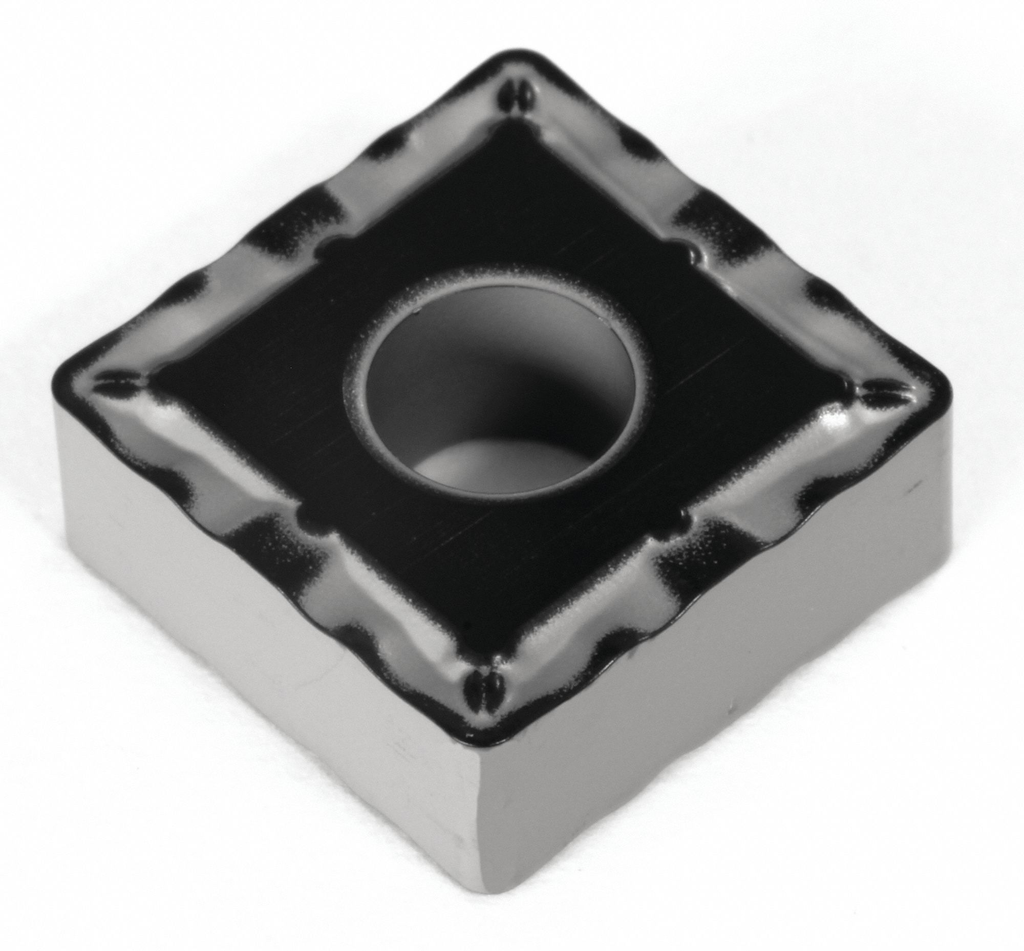 Square Turning Insert: 1/2 in Inscribed Circle, Neutral, 1/32 in Corner Radius, SNMG Insert