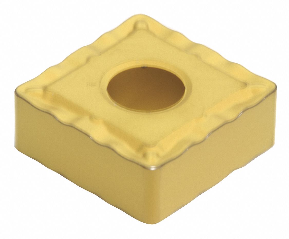 Square Turning Insert: 1/2 in Inscribed Circle, Neutral, 1/32 in Corner Radius, Al203+TiCN