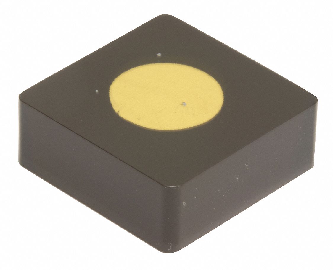 Square Turning Insert: 1/2 in Inscribed Circle, Neutral, 1/16 in Corner Radius, Al203+TiCN