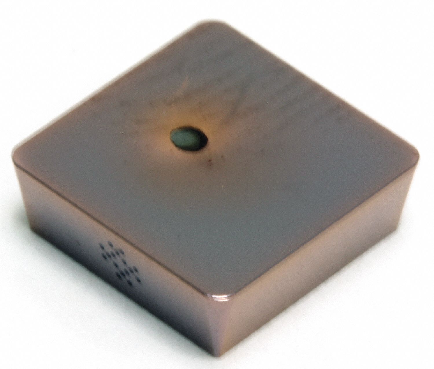 Square Turning Insert: 1/4 in Inscribed Circle, Neutral, 1/32 in Corner Radius, SPG Insert