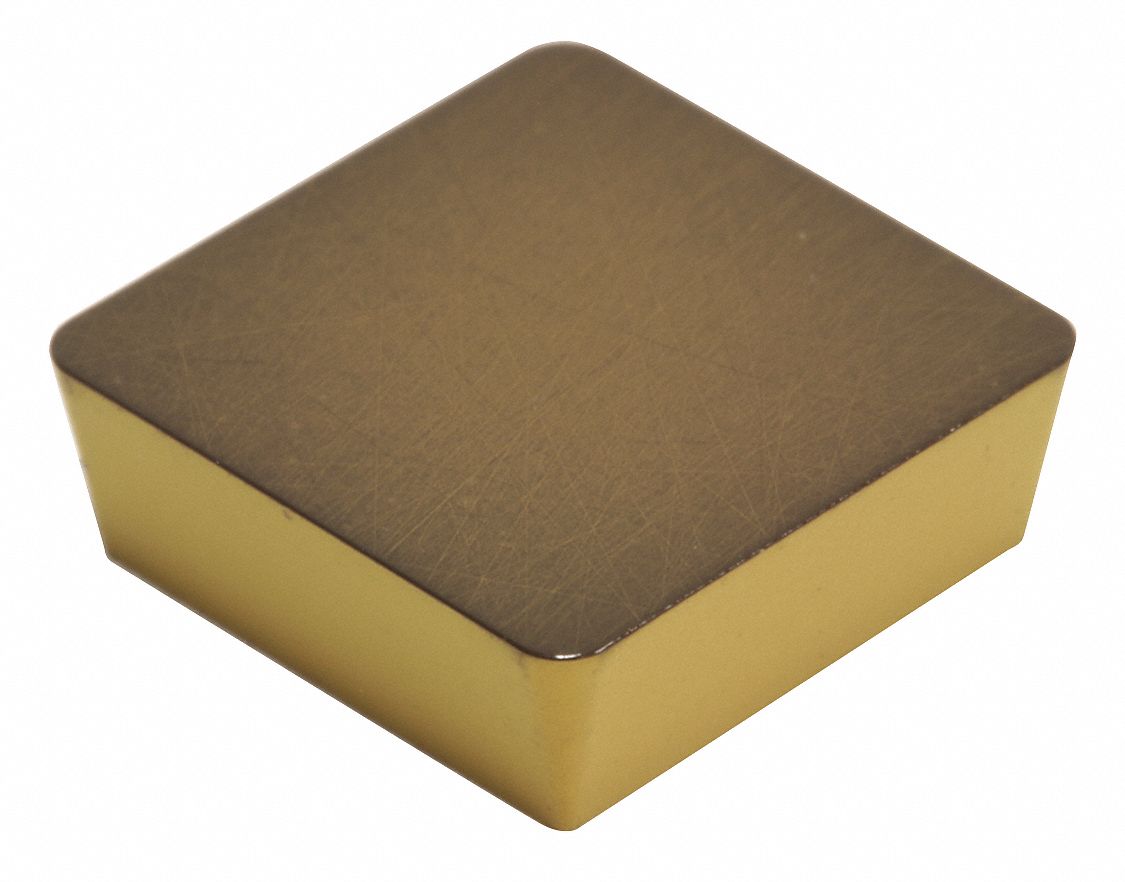 Square Turning Insert: 1/2 in Inscribed Circle, Neutral, 1/32 in Corner Radius, Al203+TiCN