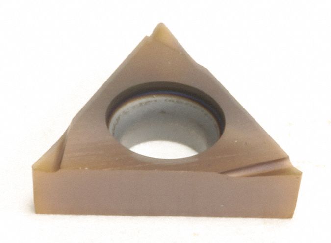 Triangle Turning Insert: 5/8 in Inscribed Circle, Neutral, FY Chip-Breaker, TiAlN+AlCrN