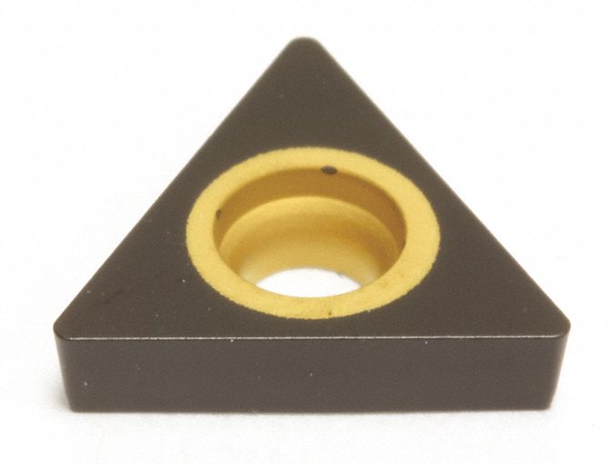 Triangle Turning Insert: 1/4 in Inscribed Circle, Neutral, 7° Clearance Angle, TCMA Insert