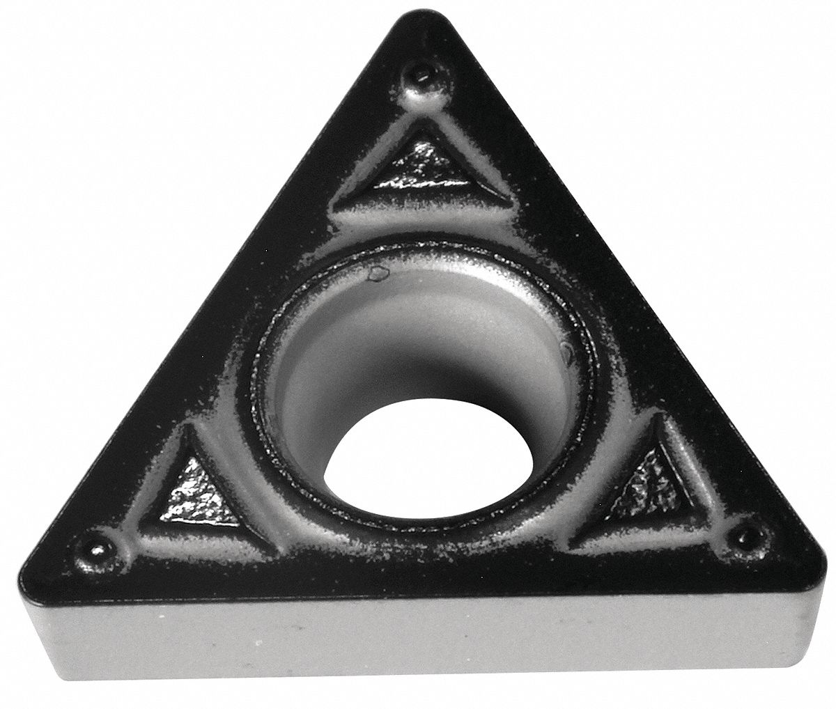Triangle Turning Insert: 1/4 in Inscribed Circle, Neutral, ENK Chip-Breaker, TCMT Insert