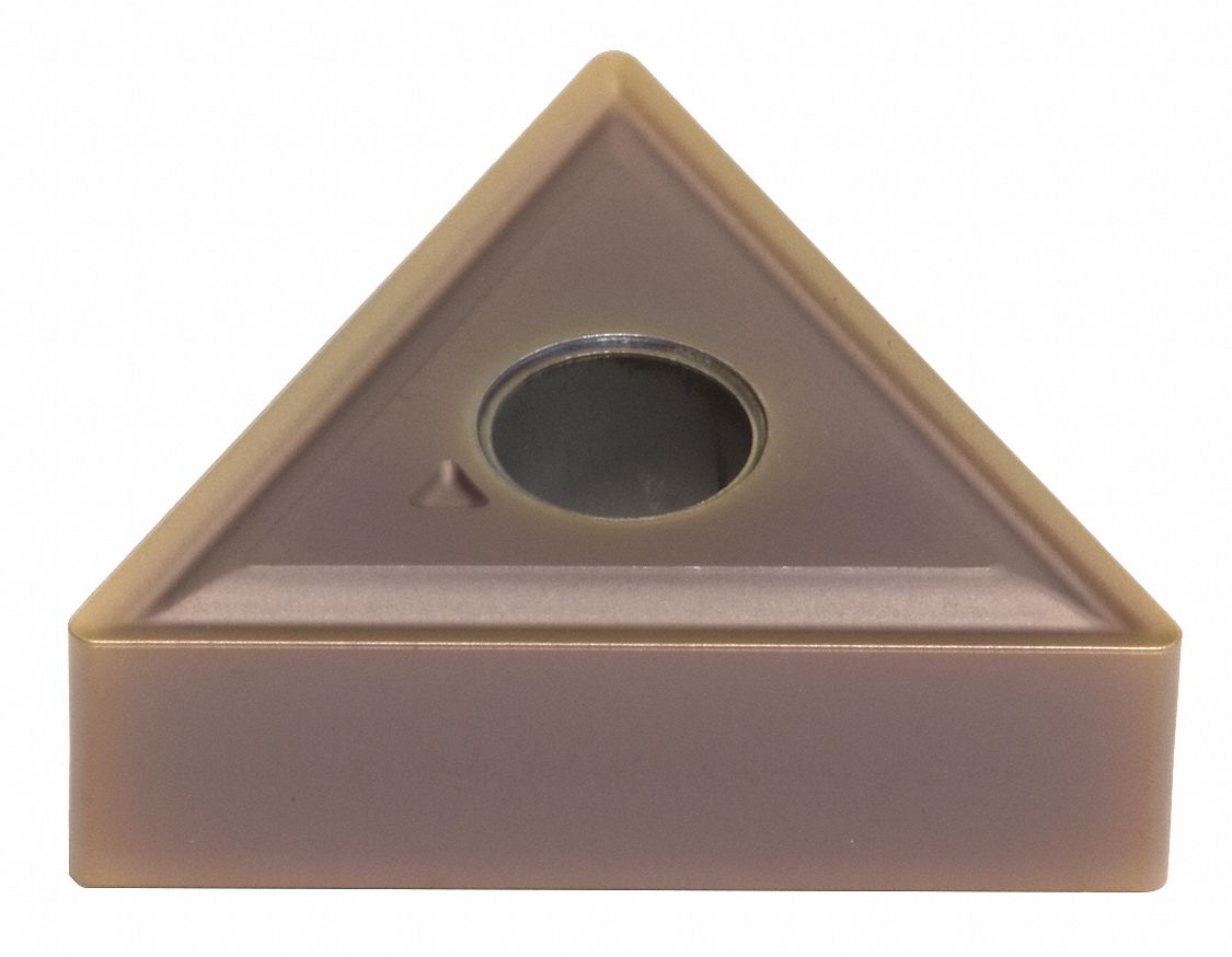 Triangle Turning Insert: 3/8 in Inscribed Circle, Neutral, EEX Chip-Breaker, Absotech
